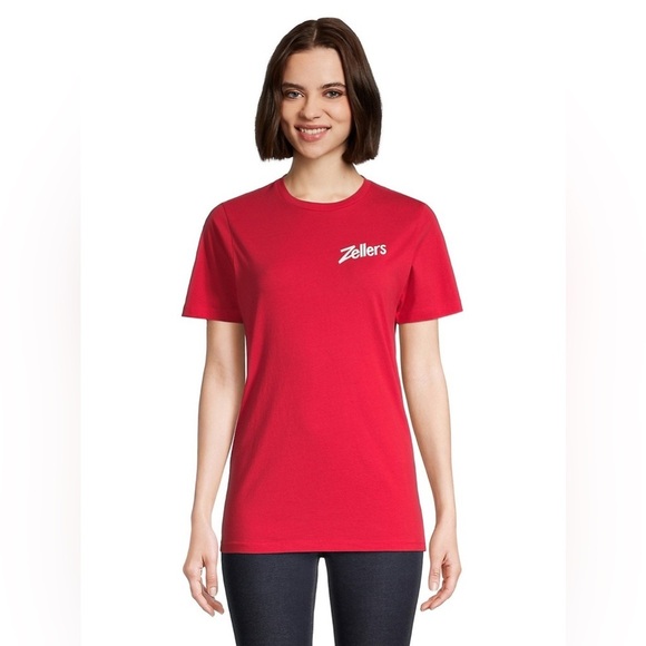 ZELLERS | Unisex Official Zellers Logo Short Sleeve T-Shirt - Picture 1 of 7